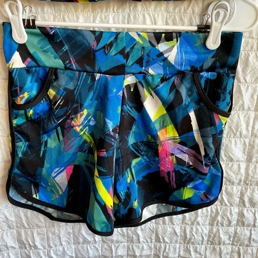 Color Splash Athletic Tracksuit – Tank & Shorts